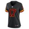 Terry McLaurin Washington Commanders Nike Women's Hail Raiser Alternate Game Jersey - Black - Side View