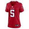 Drake London Atlanta Falcons Nike Women's Game Jersey - Red - Side View