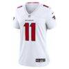 Jalon Walker Atlanta Falcons Nike Women's Game Jersey - White - Side View