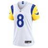 Jared Verse Los Angeles Rams Nike Women's Game Jersey - White - Alt1