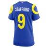 Matthew Stafford Los Angeles Rams Nike Women's Game Jersey - Royal - Detail View