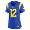 Puka Nacua Los Angeles Rams Nike Women's Game Jersey - Royal - Side View