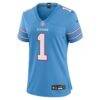 Cameron Ward Tennessee Titans Nike Women's Game Jersey - Light Blue - Alt1