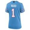Cameron Ward Tennessee Titans Nike Women's Game Jersey - Light Blue - Alt2