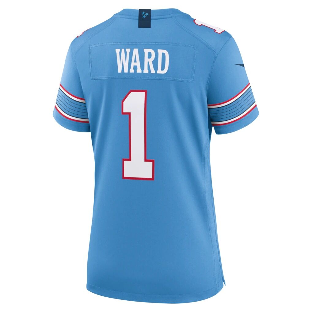 Cameron Ward Tennessee Titans Nike Women's Game Jersey - Light Blue