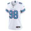 Jeffery Simmons Tennessee Titans Nike Women's Game Jersey - White - Side View