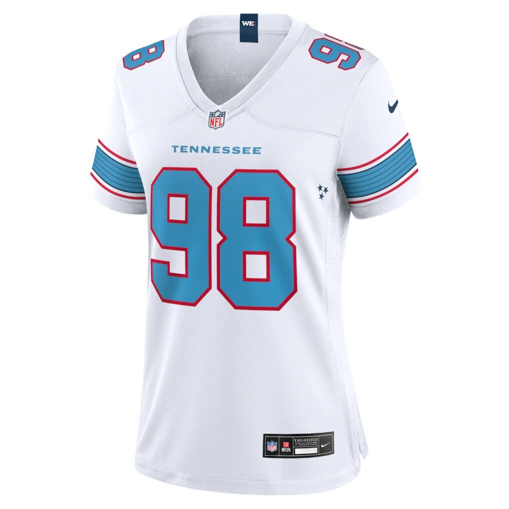 Jeffery Simmons Tennessee Titans Nike Women's Game Jersey