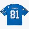 Calvin Johnson Detroit Lions Mitchell & Ness x Golf Wang Unisex 2007 Legacy Fashion Jersey - Blue - Alt1