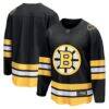 Boston Bruins Fashion7 Anniversary Home Breakaway Jersey - Black - Front View