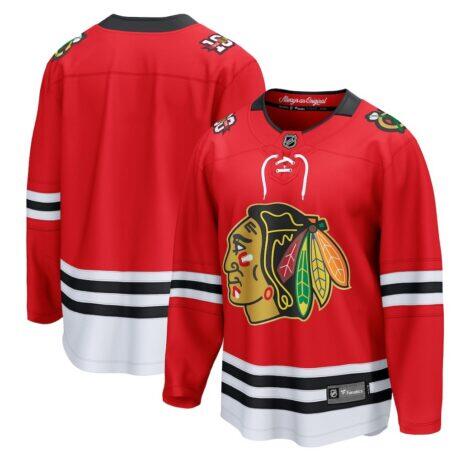 Chicago Blackhawks Fashion7 Centennial Breakaway Jersey - Red - Front View