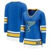 St. Louis Blues Fashion7 Women's Home Breakaway Jersey - Blue - Front View
