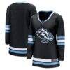 Utah Mammoth Fashion7 Women's Home Breakaway Jersey - Black - Front View