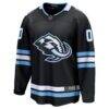Utah Mammoth Fashion7 Home Breakaway Custom Jersey - Black - Side View