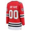 Chicago Blackhawks Fashion7 Women's Centennial Breakaway Custom Jersey - Red - Detail View
