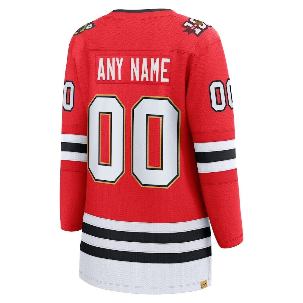 Chicago Blackhawks Fashion7 Women's Centennial Breakaway Custom Jersey