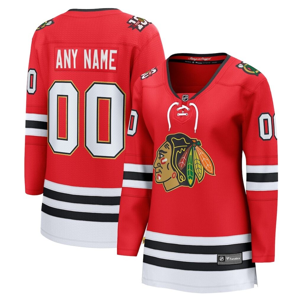 Chicago Blackhawks Fashion7 Women's Centennial Breakaway Custom Jersey
