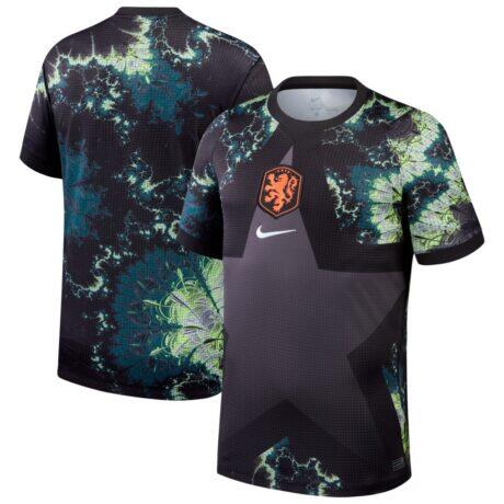 Netherlands National Team Nike 2026 Goalkeeper Stadium Replica Jersey - Gray - Front View