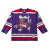 Vince Carter Toronto Raptors Mitchell & Ness Unisex Maxxed Out Fashion Hockey Jersey - Purple - Alt1