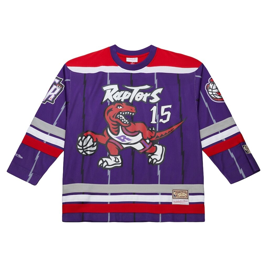 Vince Carter Toronto Raptors Mitchell & Ness Unisex Maxxed Out Fashion Hockey Jersey
