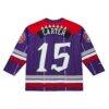 Vince Carter Toronto Raptors Mitchell & Ness Unisex Maxxed Out Fashion Hockey Jersey - Purple - Alt2