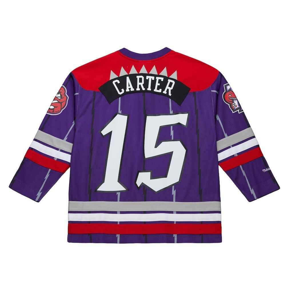 Vince Carter Toronto Raptors Mitchell & Ness Unisex Maxxed Out Fashion Hockey Jersey