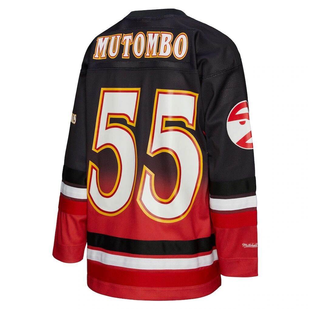 Dikembe Mutombo Atlanta Hawks Mitchell & Ness Unisex Maxxed Out Fashion Hockey Jersey