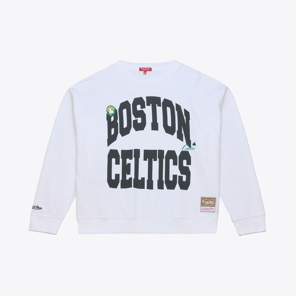 Boston Celtics Mitchell & Ness Women’s Lightweight Block Letter Sweatshirt