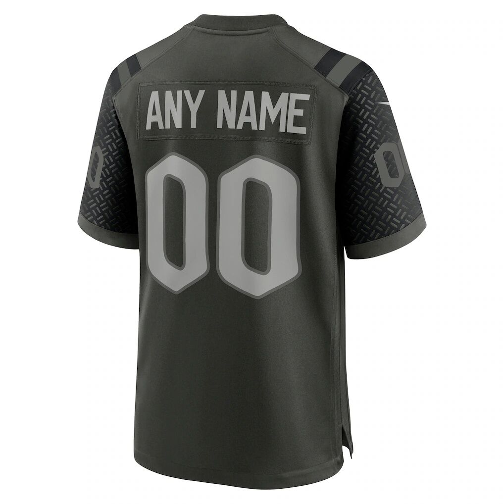 New York Jets Nike 2025 Rivalries Collection Custom Game Jersey - Gotham Green