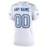 Buffalo Bills Nike Women's 2025 Rivalries Collection Custom Game Jersey - White - Detail View