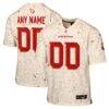 Arizona Cardinals Nike Youth 2025 Rivalries Collection Custom Game Jersey - - Front View
