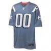 New England Patriots Nike Youth 2025 Rivalries Collection Custom Game Jersey - Blue - Side View