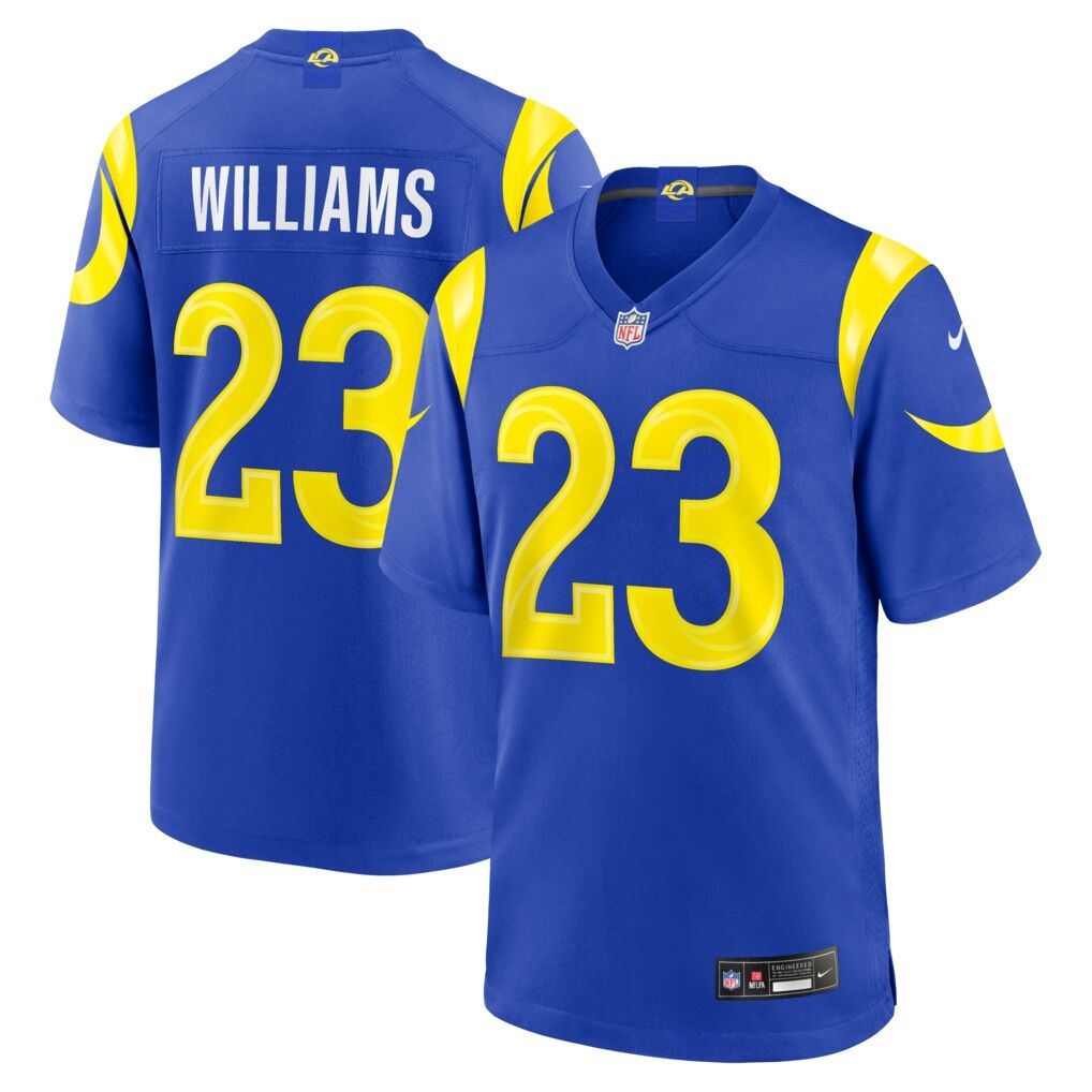 Kyren Williams Los Angeles Rams Nike Team Game Player Jersey - Royal