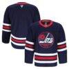 Winnipeg Jets Fashion7 Alternate Authentic Pro Jersey - Navy - Front View