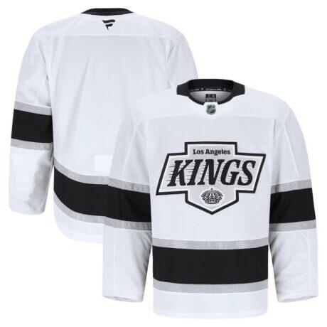 Los Angeles Kings Fashion7 Away Authentic Pro Jersey - White - Front View