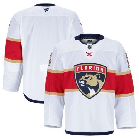 Florida Panthers Fashion7 Away Authentic Pro Jersey - White - Front View