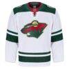 Minnesota Wild Fashion7 Away Authentic Pro Jersey - White - Side View