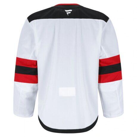 New Jersey Devils Fashion7 Away Authentic Pro Jersey - White - Front View