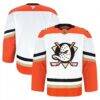 Anaheim Ducks Fashion7 Away Authentic Pro Jersey - White - Front View