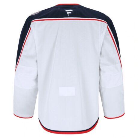 Columbus Blue Jackets Fashion7 Away Authentic Pro Jersey - White - Front View