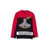 Chicago Blackhawks New Era Stanley Cup Champions Long-Sleeve Hockey Jersey Shirt - - Front View