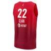 Caitlin Clark Indiana Fever Fashion7 Fast Break Replica Jersey - Red - Detail View