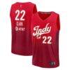 Caitlin Clark Indiana Fever Fashion7 Fast Break Replica Jersey - Red - Front View