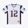 Tom Brady New England Patriots Mitchell & Ness 2000 Legacy Replica Jersey - White - Front View