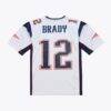 Tom Brady New England Patriots Mitchell & Ness 2000 Legacy Replica Jersey - White - Side View