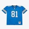 Calvin Johnson Detroit Lions Mitchell & Ness 2007 Legacy Replica Jersey - Blue - Front View