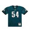 Jeremiah Trotter Philadelphia Eagles Mitchell & Ness 2000 Legacy Throwback Replica Jersey - Green - Side View