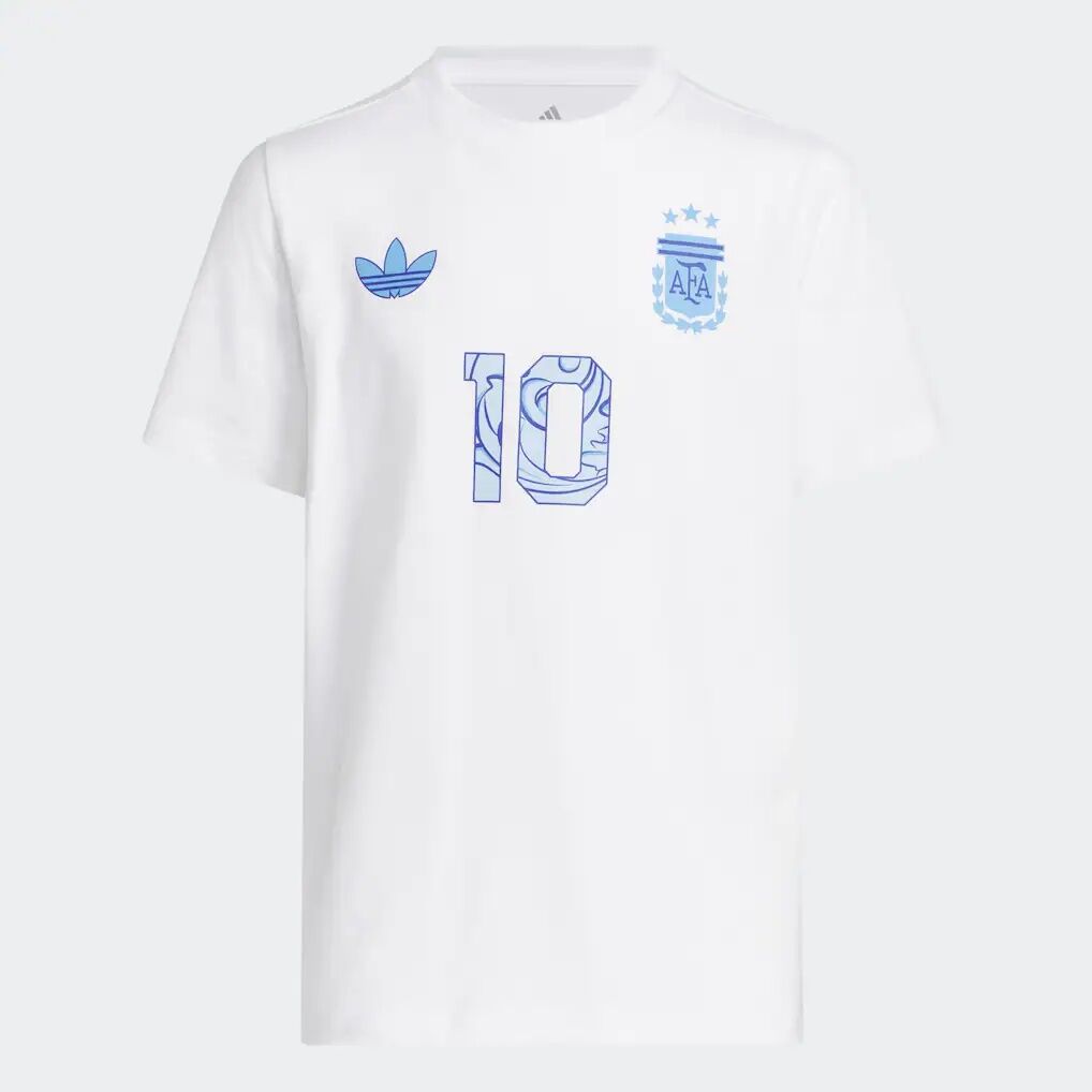 Lionel Messi Argentina National Team adidas Youth 2026 Away Jersey Hook Name & Number T-Shirt
