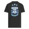 Argentina National Team adidas Youth 2026 Away Jersey Hook T-Shirt - Black - Detail View