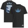 Argentina National Team adidas Youth 2026 Away Jersey Hook T-Shirt - Black - Front View