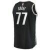 Ben Saraf Brooklyn Nets Fashion7 Fast Break Replica Jersey - Black - - Detail View